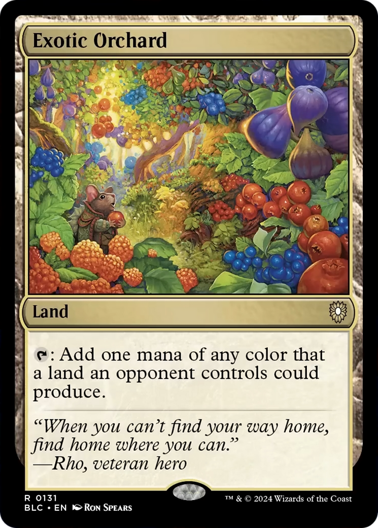 Exotic Orchard [Bloomburrow Commander] MTG Single Magic: The Gathering    | Red Claw Gaming