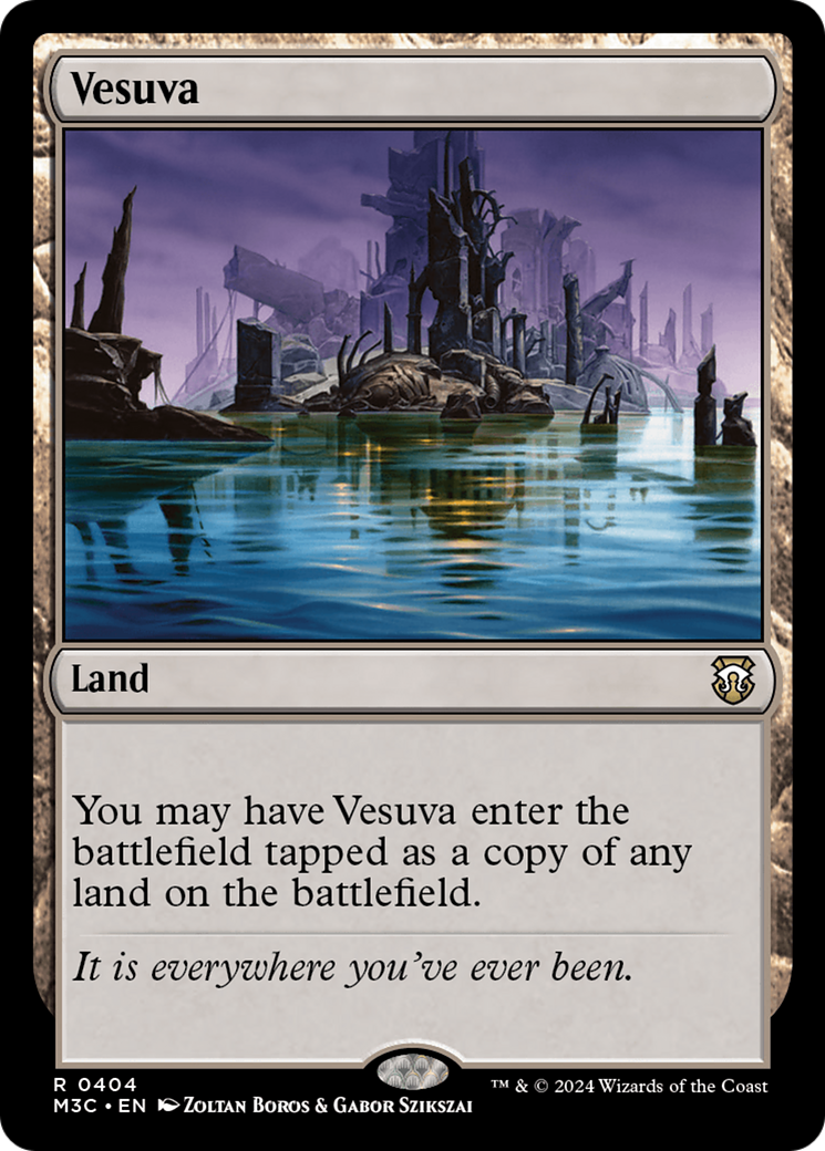 Vesuva (Ripple Foil) [Modern Horizons 3 Commander] MTG Single Magic: The Gathering    | Red Claw Gaming