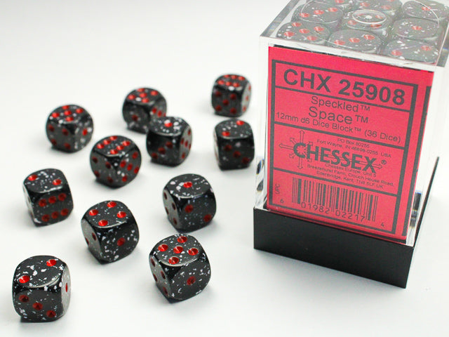 Speckled Space 12mm D6 Dice Chessex    | Red Claw Gaming