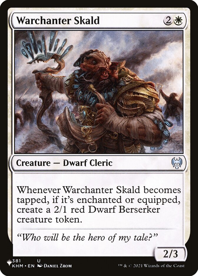 Warchanter Skald [The List] MTG Single Magic: The Gathering | Red Claw Gaming