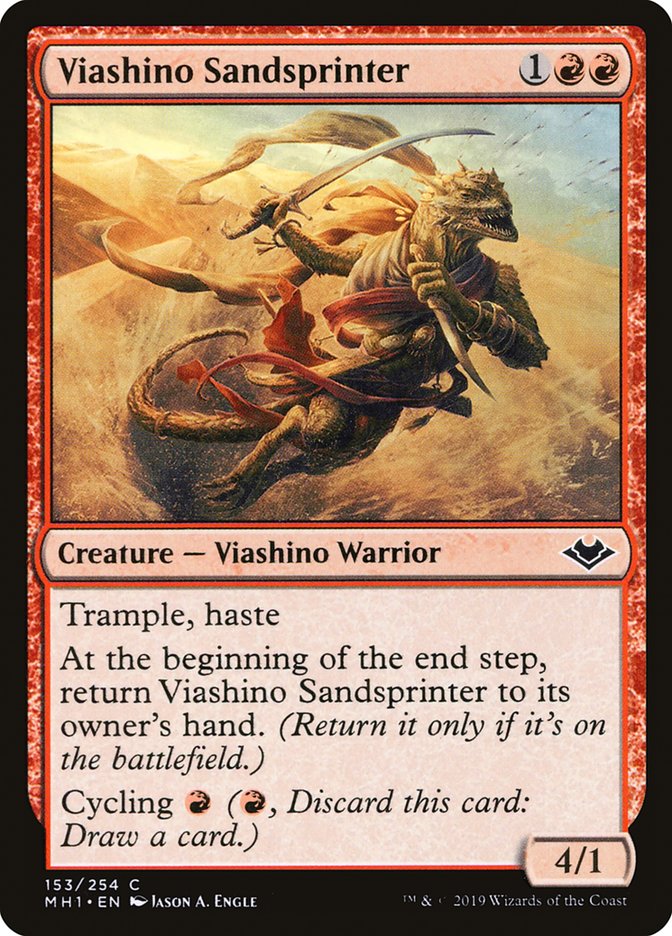 Viashino Sandsprinter [Modern Horizons] MTG Single Magic: The Gathering    | Red Claw Gaming