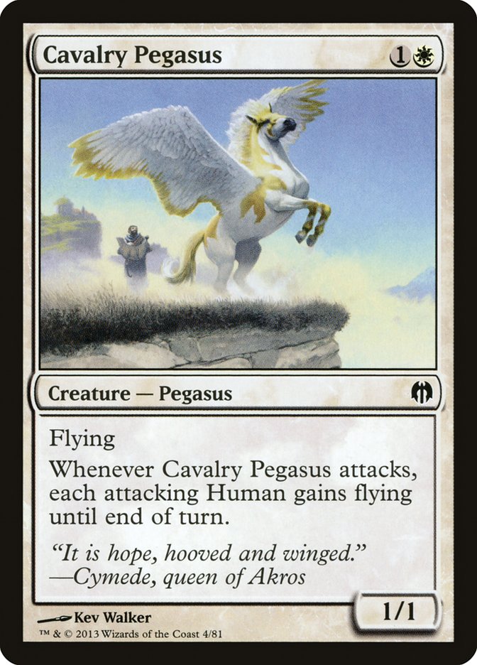 Cavalry Pegasus [Duel Decks: Heroes vs. Monsters] MTG Single Magic: The Gathering    | Red Claw Gaming