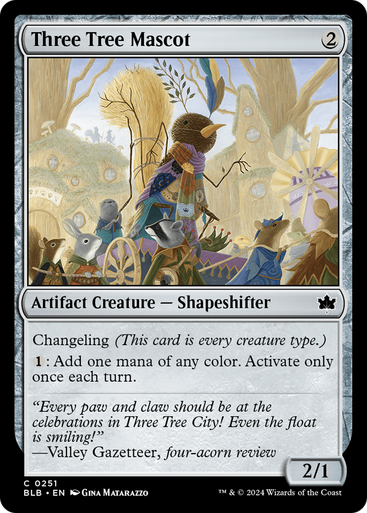 Three Tree Mascot [Bloomburrow] MTG Single Magic: The Gathering    | Red Claw Gaming