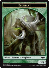 Elephant (012) // Spirit (016) Double-Sided Token [Modern Horizons Tokens] MTG Single Magic: The Gathering    | Red Claw Gaming