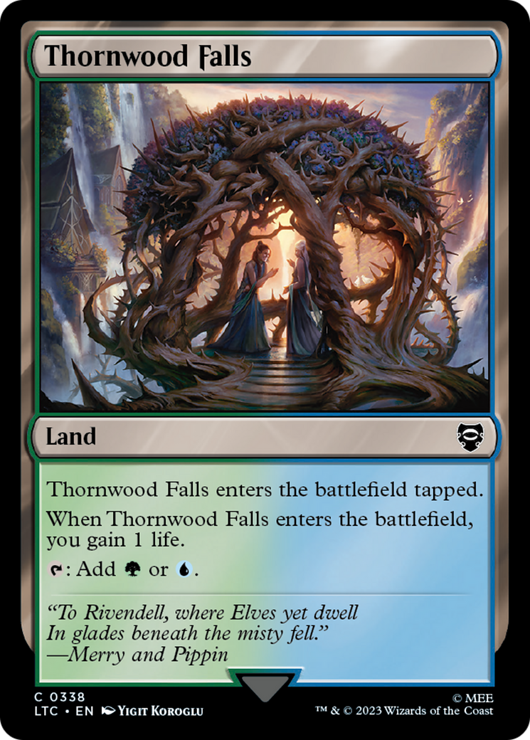 Thornwood Falls [The Lord of the Rings: Tales of Middle-Earth Commander] MTG Single Magic: The Gathering | Red Claw Gaming