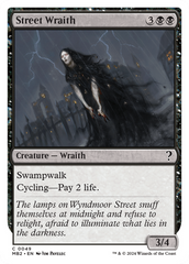 Street Wraith (White Border) [Mystery Booster 2] MTG Single Magic: The Gathering    | Red Claw Gaming