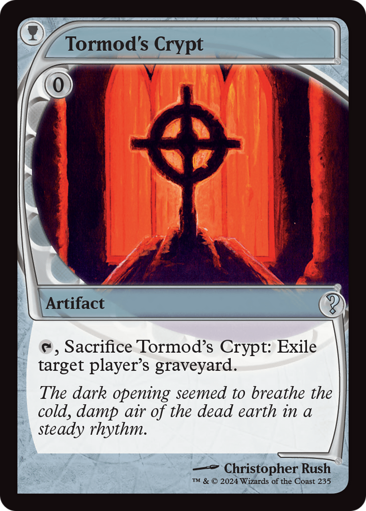 Tormod's Crypt (Future Sight) [Mystery Booster 2] MTG Single Magic: The Gathering    | Red Claw Gaming