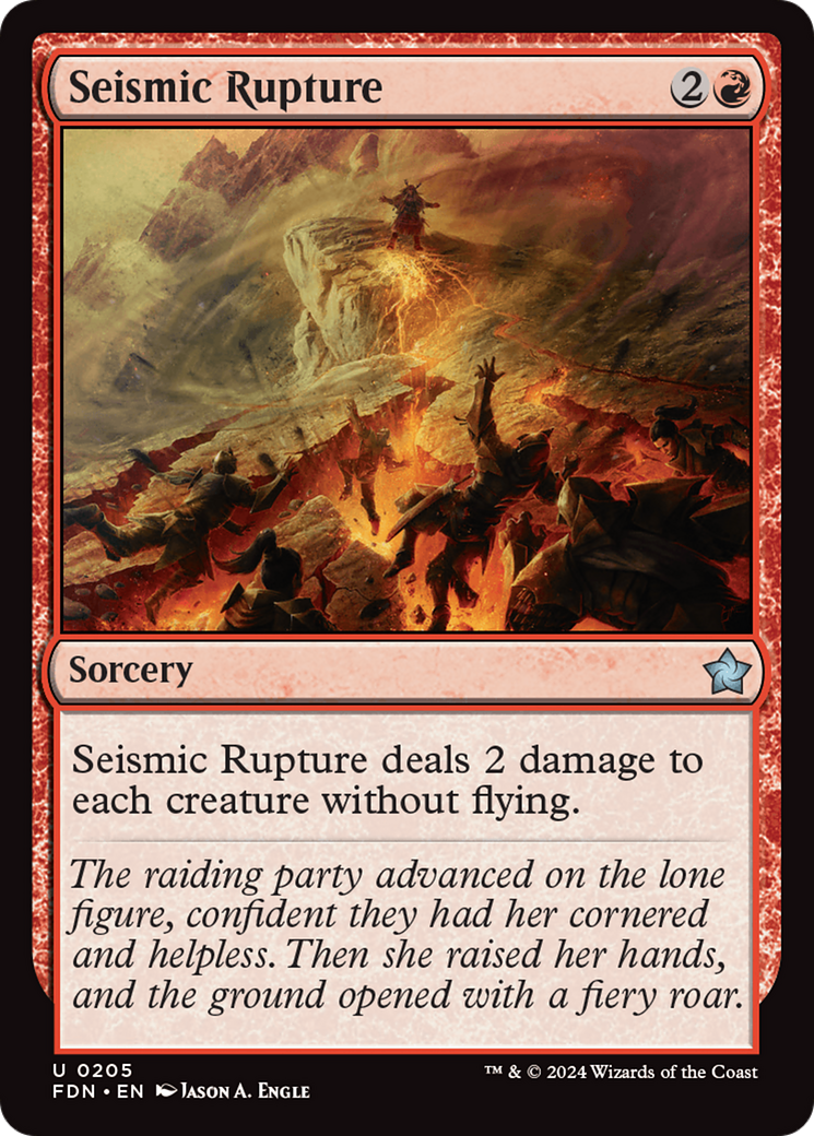 Seismic Rupture [Foundations] MTG Single Magic: The Gathering | Red Claw Gaming