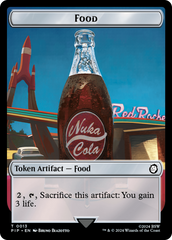 Food (0013) // Clue Double-Sided Token [Fallout Tokens] MTG Single Magic: The Gathering    | Red Claw Gaming