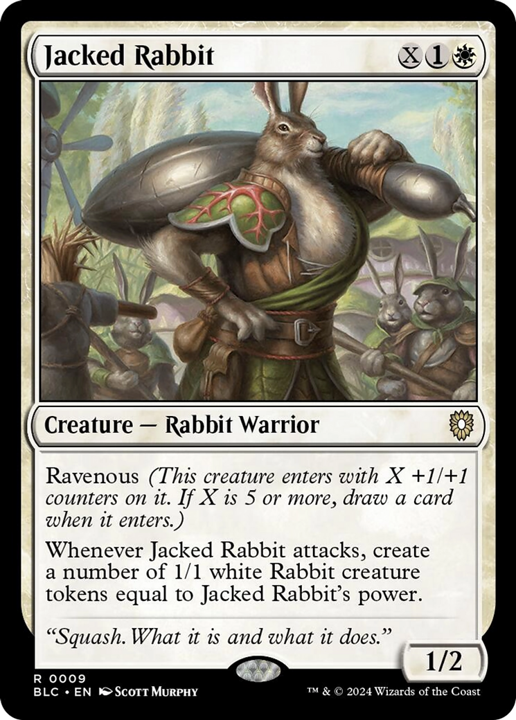 Jacked Rabbit [Bloomburrow Commander] MTG Single Magic: The Gathering    | Red Claw Gaming