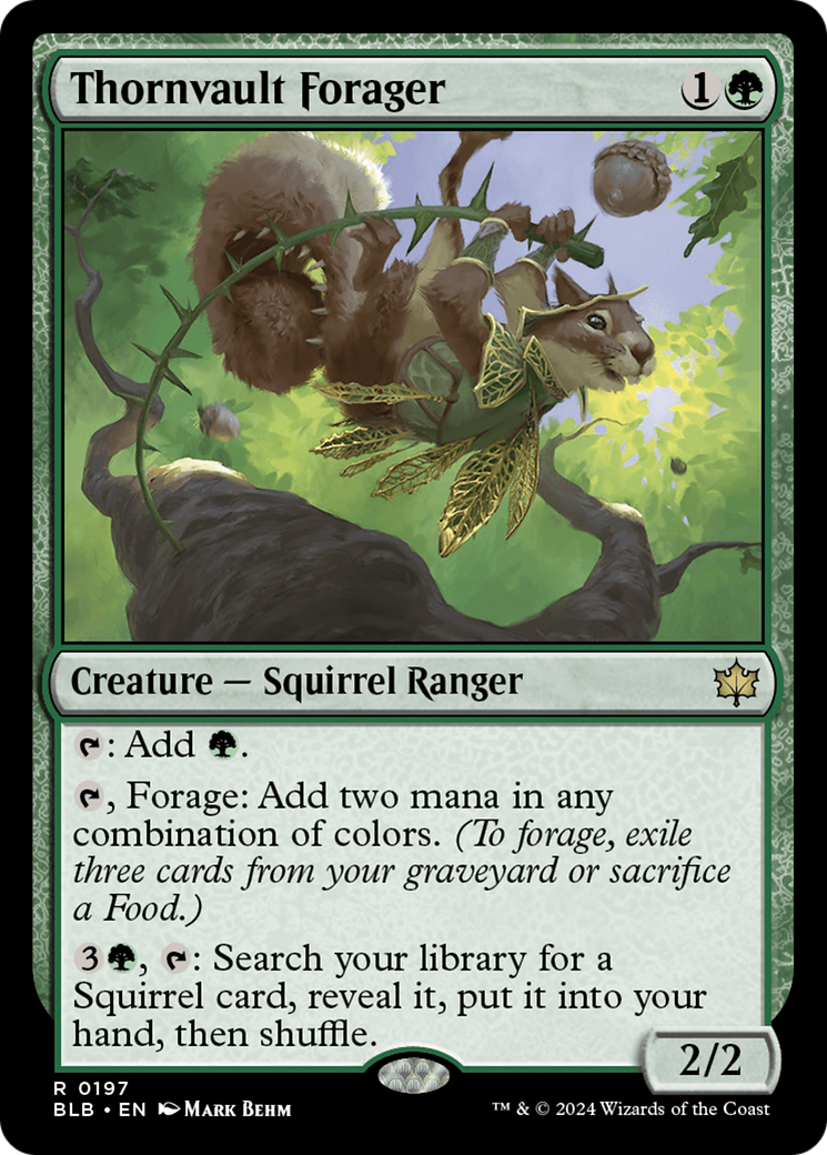 Thornvault Forager [Bloomburrow] MTG Single Magic: The Gathering    | Red Claw Gaming