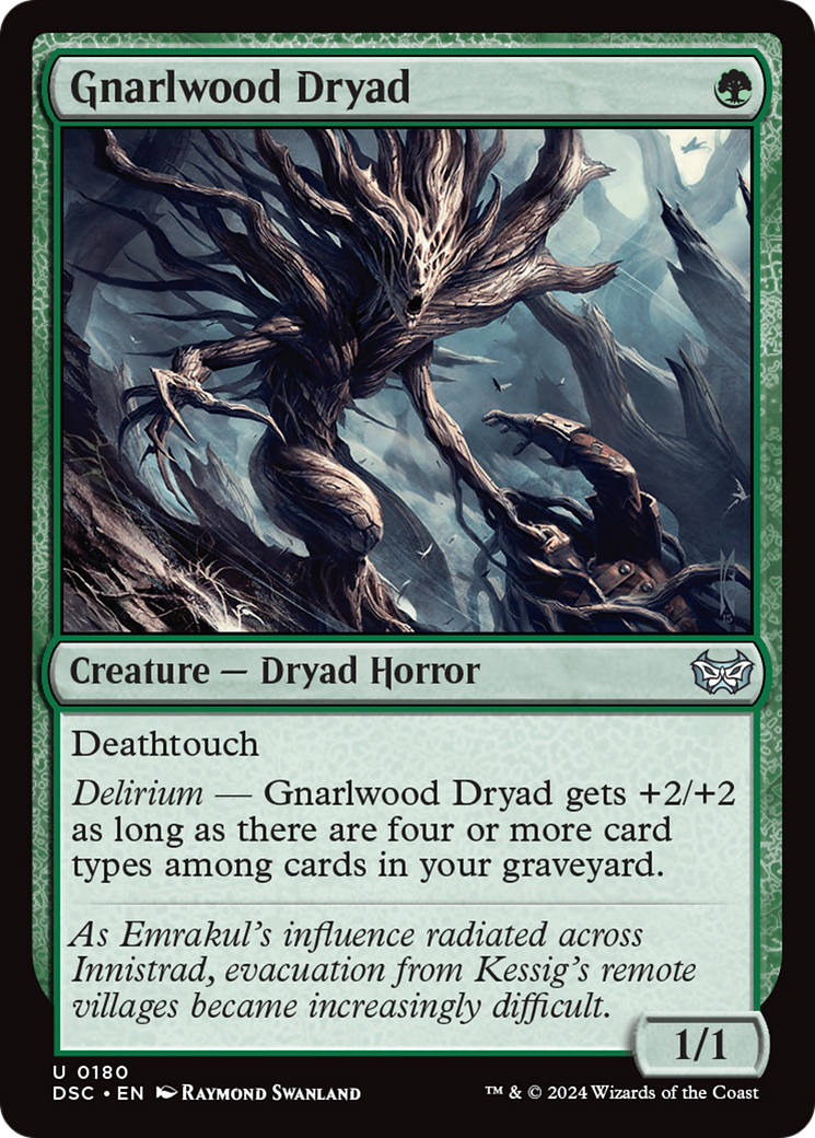 Gnarlwood Dryad [Duskmourn: House of Horror Commander] MTG Single Magic: The Gathering    | Red Claw Gaming