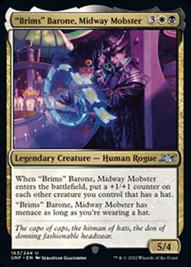 "Brims" Barone, Midway Mobster [Unfinity] MTG Single Magic: The Gathering    | Red Claw Gaming