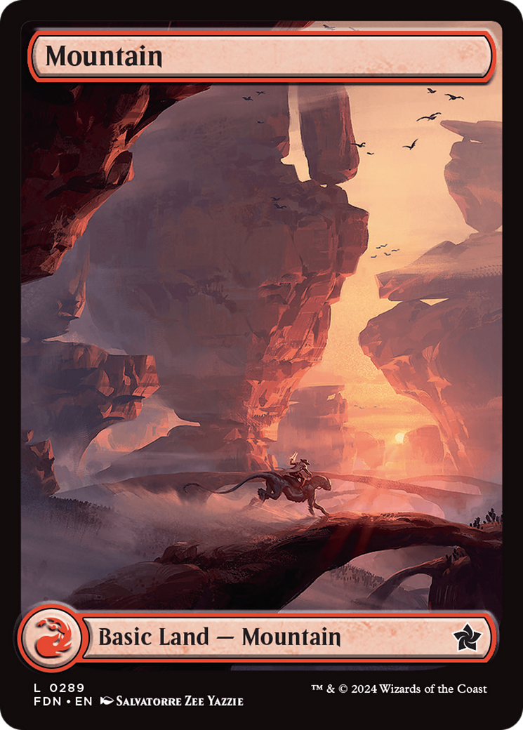 Mountain (0289) [Foundations] MTG Single Magic: The Gathering | Red Claw Gaming