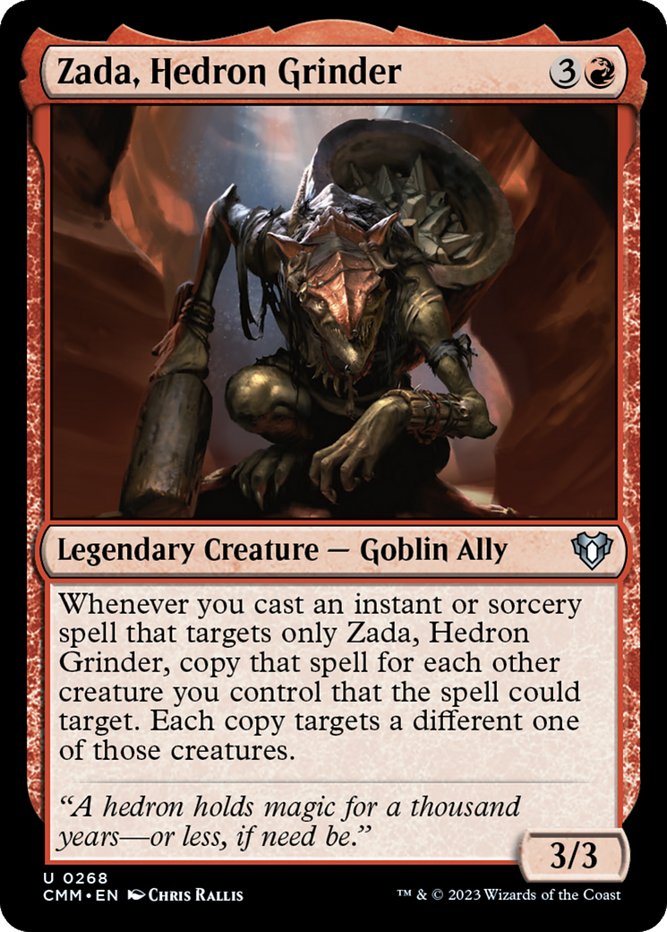 Zada, Hedron Grinder [Commander Masters] MTG Single Magic: The Gathering    | Red Claw Gaming