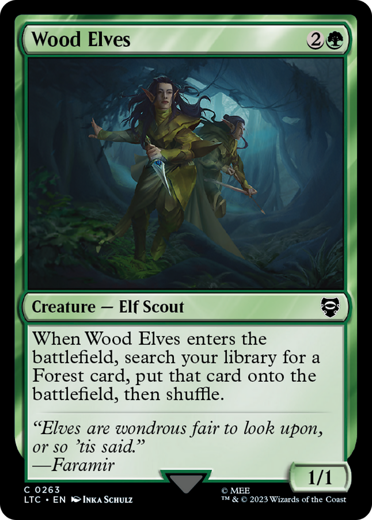 Wood Elves [The Lord of the Rings: Tales of Middle-Earth Commander] MTG Single Magic: The Gathering    | Red Claw Gaming