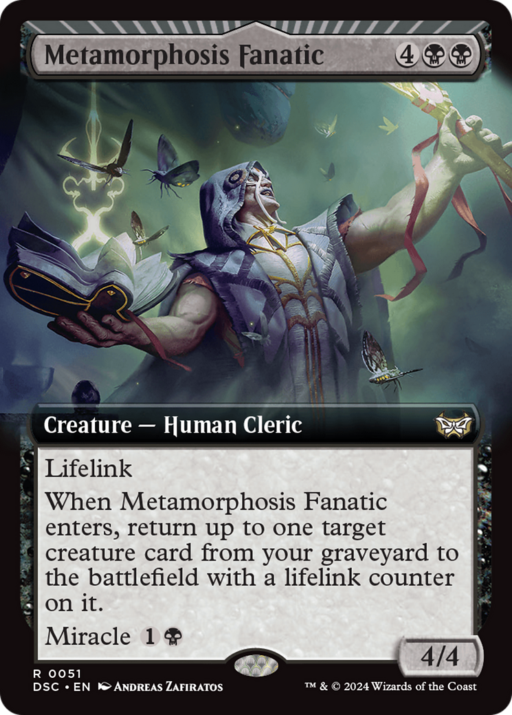 Metamorphosis Fanatic (Extended Art) [Duskmourn: House of Horror Commander] MTG Single Magic: The Gathering    | Red Claw Gaming