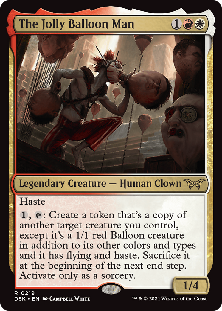 The Jolly Balloon Man [Duskmourn: House of Horror] MTG Single Magic: The Gathering | Red Claw Gaming