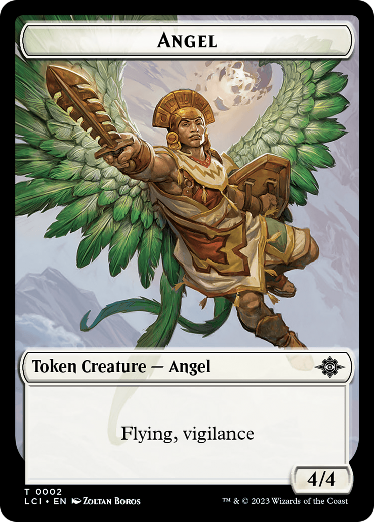 Angel Token [The Lost Caverns of Ixalan Tokens] MTG Single Magic: The Gathering    | Red Claw Gaming