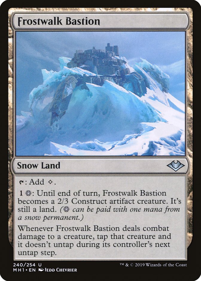 Frostwalk Bastion [Modern Horizons] MTG Single Magic: The Gathering    | Red Claw Gaming