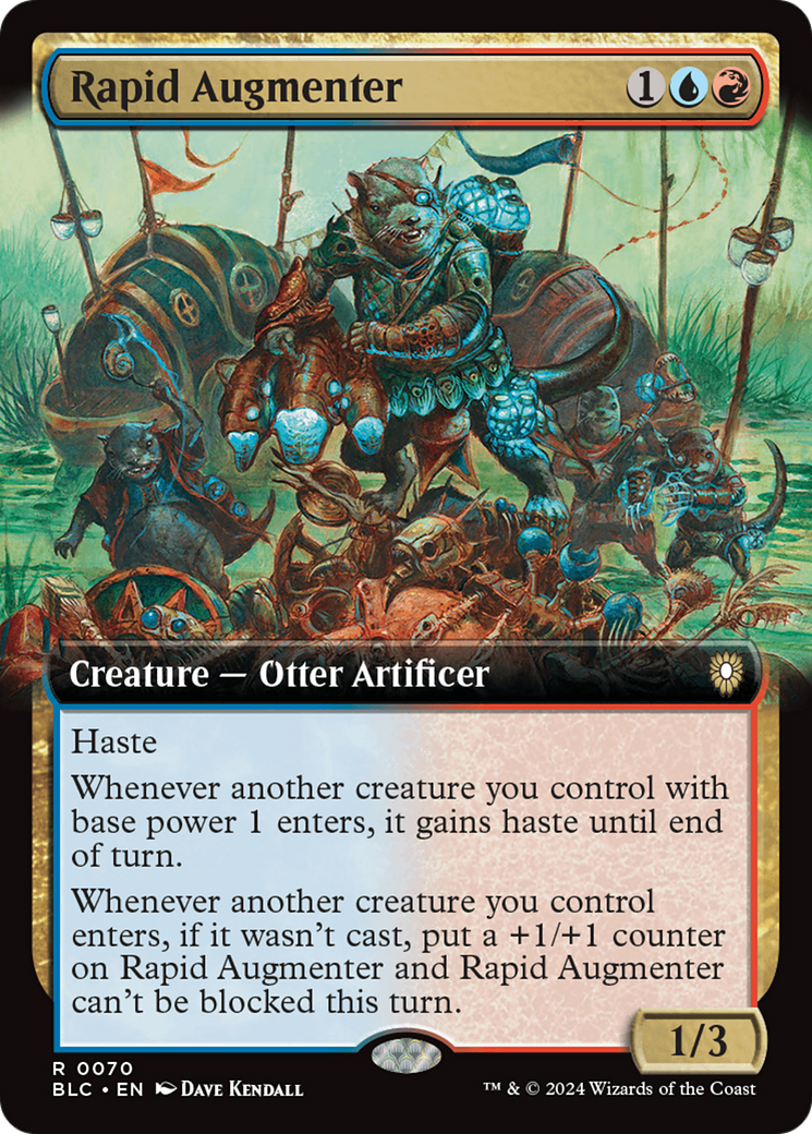 Rapid Augmenter (Extended Art) [Bloomburrow Commander] MTG Single Magic: The Gathering    | Red Claw Gaming