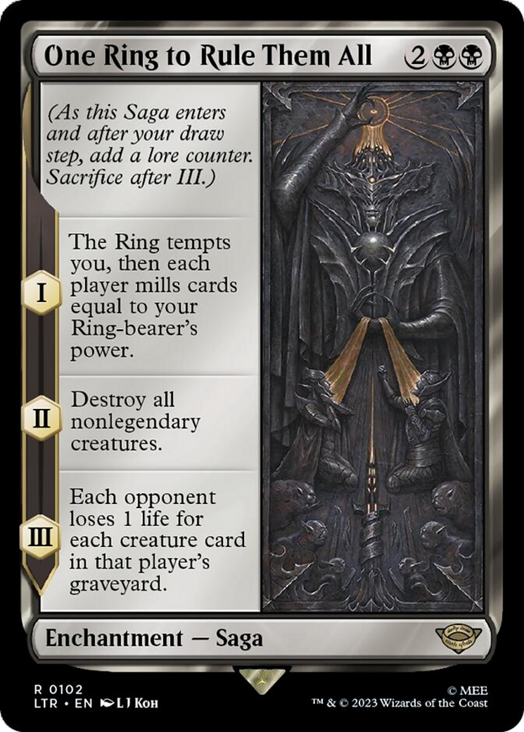 One Ring to Rule Them All [The Lord of the Rings: Tales of Middle-Earth] MTG Single Magic: The Gathering | Red Claw Gaming