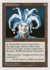 Jester's Cap (Oversized) [Oversize Cards] MTG Single Magic: The Gathering    | Red Claw Gaming