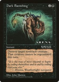 Dark Banishing (Oversized) [Oversize Cards] MTG Single Magic: The Gathering    | Red Claw Gaming