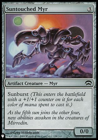 Suntouched Myr [The List] MTG Single Magic: The Gathering | Red Claw Gaming