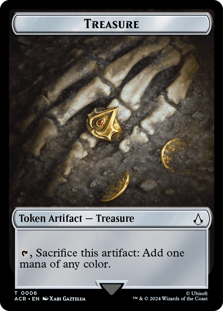 Treasure Token [Assassin's Creed Tokens] MTG Single Magic: The Gathering    | Red Claw Gaming