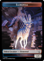 Elemental (9) // Teferi's Talent Emblem Double-Sided Token [March of the Machine Tokens] MTG Single Magic: The Gathering    | Red Claw Gaming