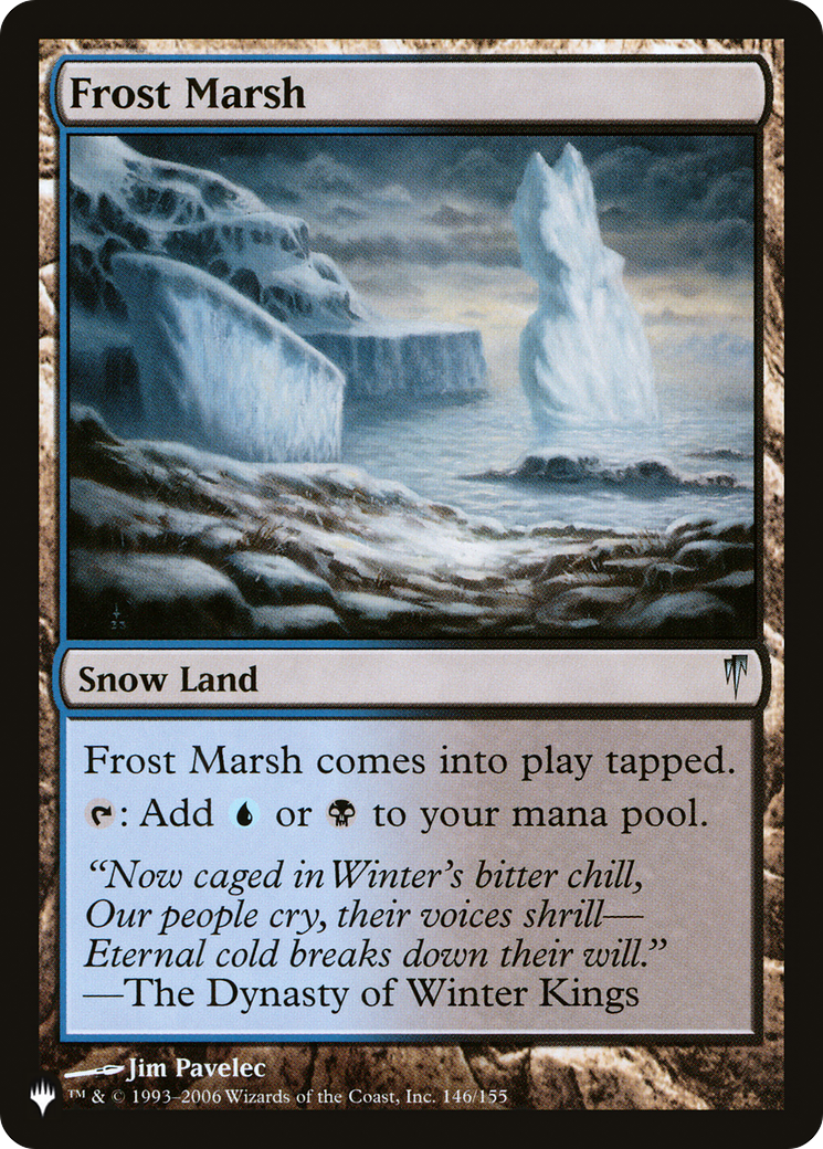 Frost Marsh [The List Reprints] MTG Single Magic: The Gathering    | Red Claw Gaming