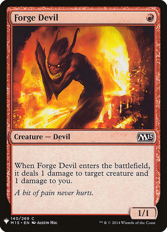 Forge Devil [Mystery Booster] MTG Single Magic: The Gathering | Red Claw Gaming