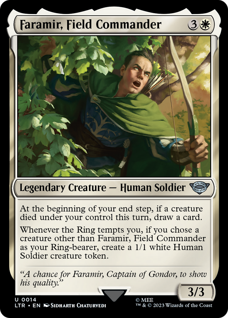 Faramir, Field Commander [The Lord of the Rings: Tales of Middle-Earth] MTG Single Magic: The Gathering | Red Claw Gaming