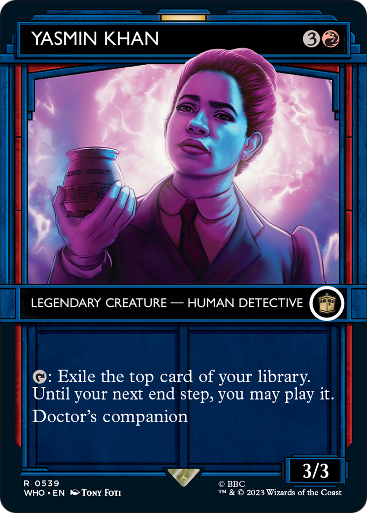 Yasmin Khan (Showcase) [Doctor Who] MTG Single Magic: The Gathering    | Red Claw Gaming