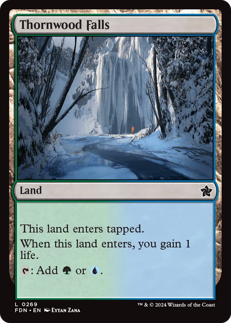 Thornwood Falls [Foundations] MTG Single Magic: The Gathering | Red Claw Gaming