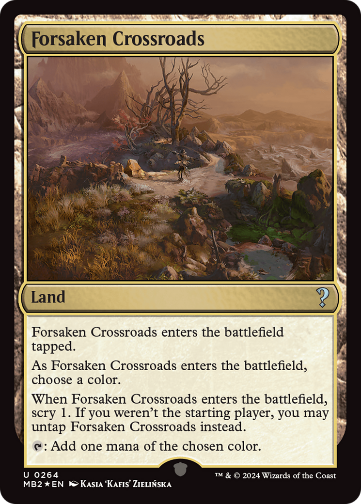 Forsaken Crossroads [Mystery Booster 2] MTG Single Magic: The Gathering    | Red Claw Gaming