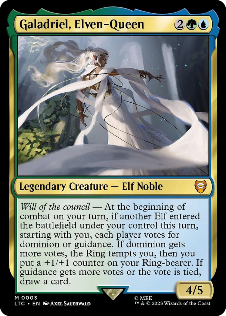 Galadriel, Elven-Queen [The Lord of the Rings: Tales of Middle-Earth Commander] MTG Single Magic: The Gathering    | Red Claw Gaming