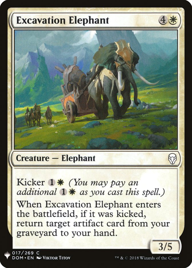 Excavation Elephant [Mystery Booster] MTG Single Magic: The Gathering    | Red Claw Gaming