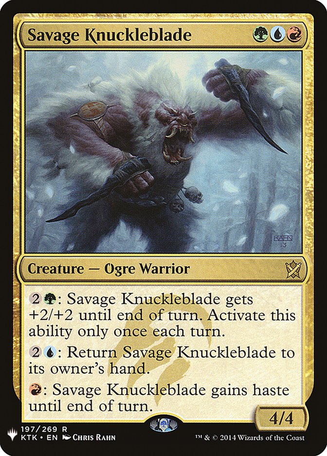 Savage Knuckleblade [Mystery Booster] MTG Single Magic: The Gathering | Red Claw Gaming