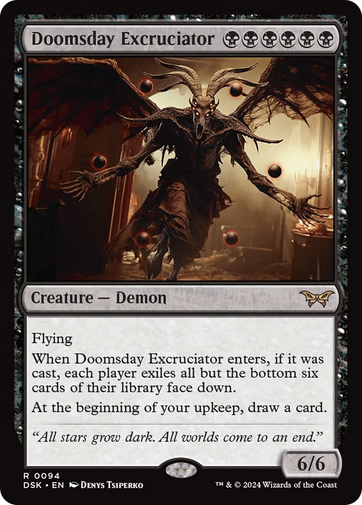 Doomsday Excruciator [Duskmourn: House of Horror] MTG Single Magic: The Gathering    | Red Claw Gaming