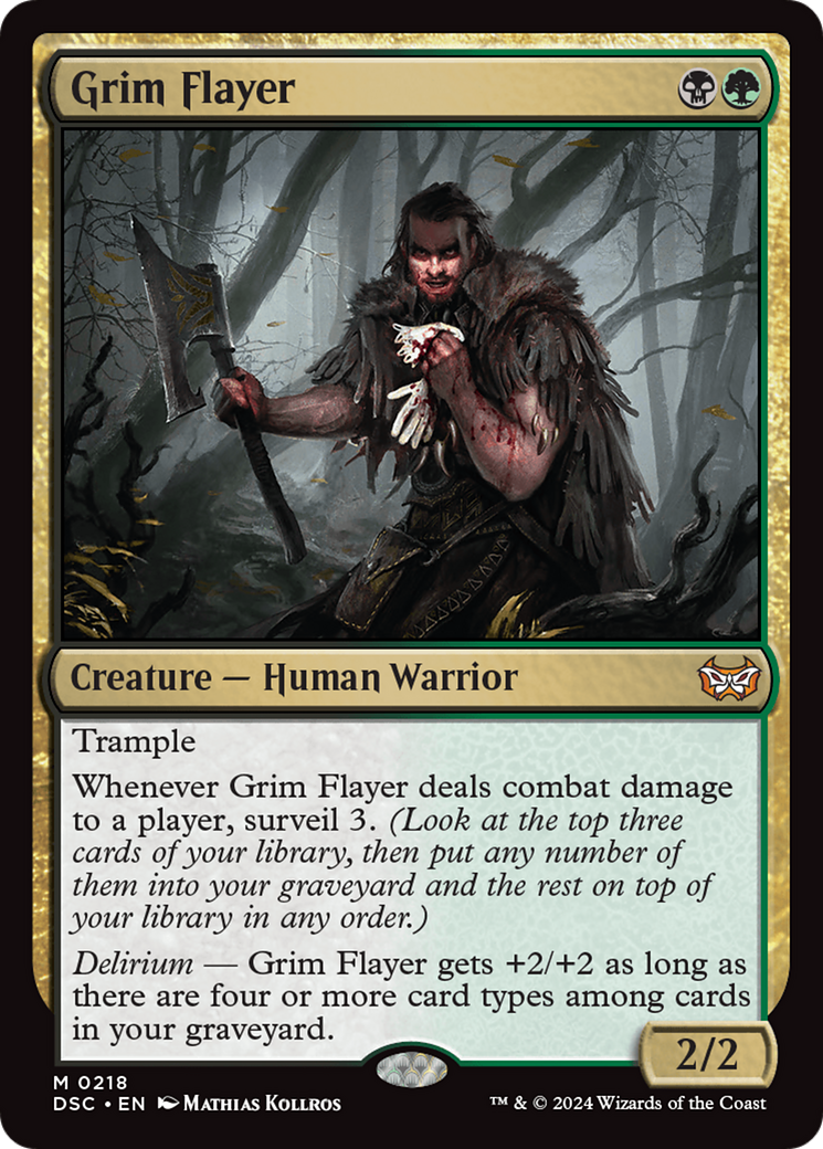 Grim Flayer [Duskmourn: House of Horror Commander] MTG Single Magic: The Gathering    | Red Claw Gaming