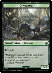 Map // Dinosaur (0001) Double-Sided Token [The Lost Caverns of Ixalan Tokens] MTG Single Magic: The Gathering    | Red Claw Gaming