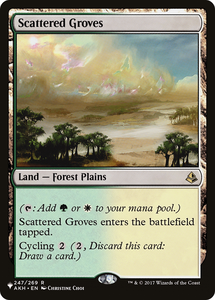 Scattered Groves [Secret Lair: From Cute to Brute] MTG Single Magic: The Gathering    | Red Claw Gaming