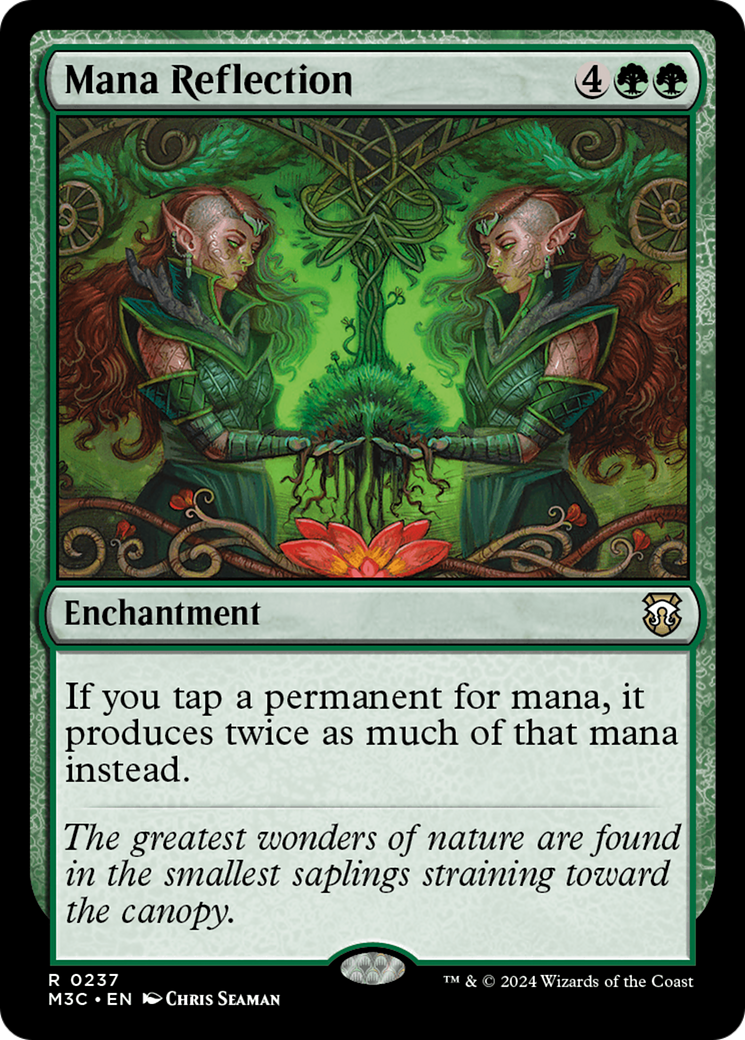 Mana Reflection (Ripple Foil) [Modern Horizons 3 Commander] MTG Single Magic: The Gathering    | Red Claw Gaming