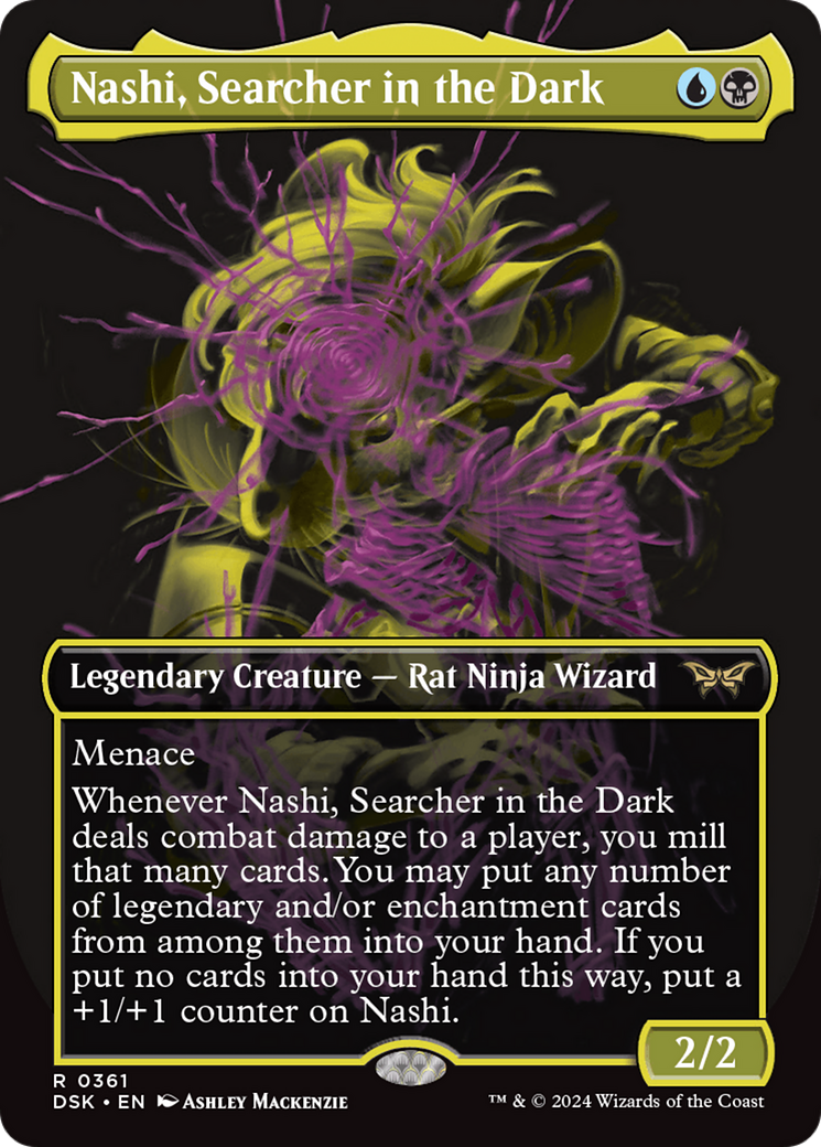 Nashi, Searcher in the Dark (Showcase) [Duskmourn: House of Horror] MTG Single Magic: The Gathering    | Red Claw Gaming