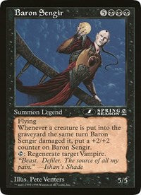 Baron Sengir (Oversized) [Oversize Cards] MTG Single Magic: The Gathering    | Red Claw Gaming