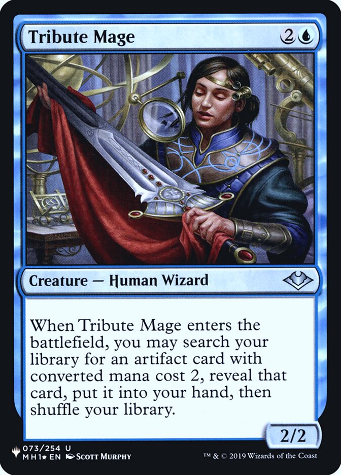 Tribute Mage [Secret Lair: Heads I Win, Tails You Lose] MTG Single Magic: The Gathering    | Red Claw Gaming