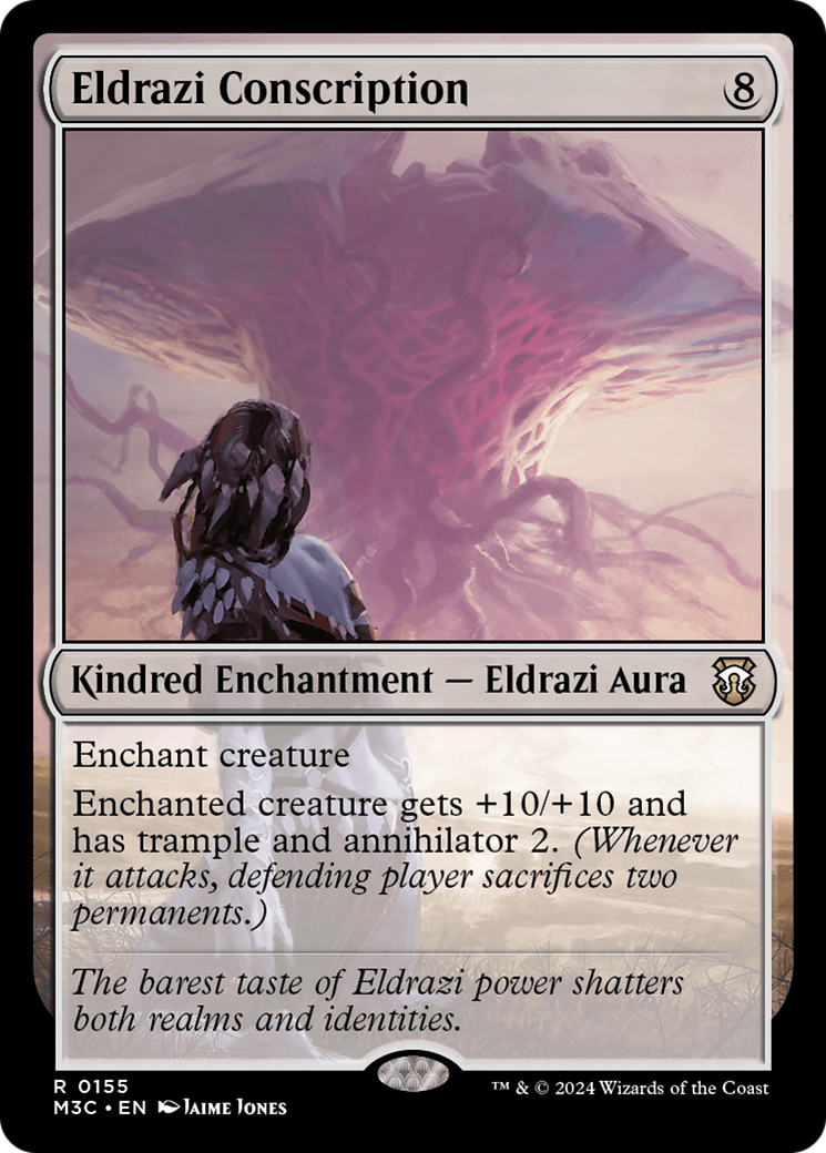 Eldrazi Conscription (Ripple Foil) [Modern Horizons 3 Commander] MTG Single Magic: The Gathering    | Red Claw Gaming