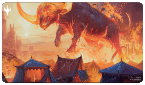 Wilds of Eldraine Restless Bivouac Standard Gaming Playmat for Magic: The Gathering Playmats Ultra Pro    | Red Claw Gaming